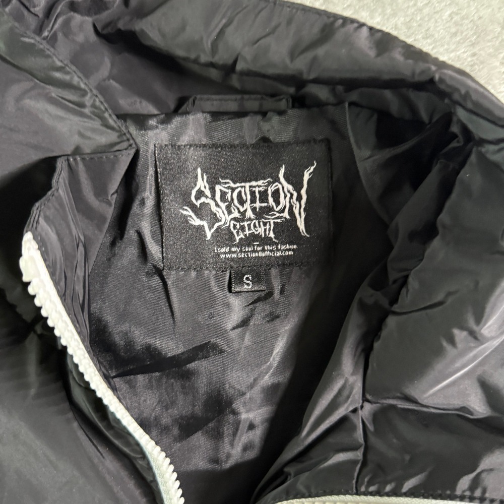 Section Eight Windbreaker Jacket Full Zip Black W… - image 4